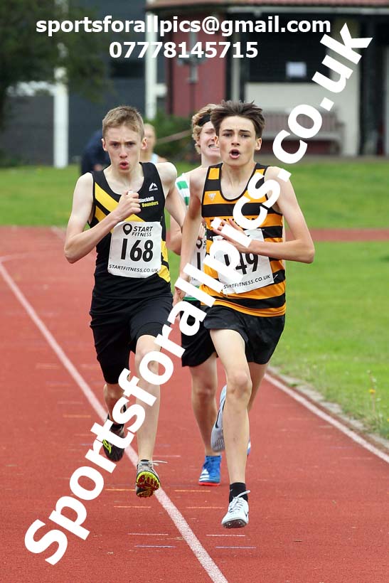 800 metres 45, NECAA Open Meeting, Morpeth, Sunday, March 23rd. David T. Hewitson/Sports for All Pics